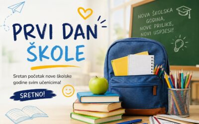 Obavijest za prvi dan škole